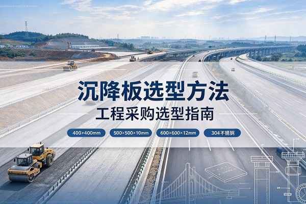 图们沉降板选择方法