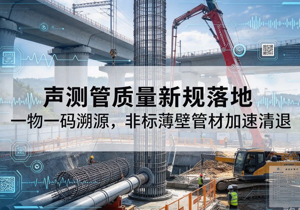 图们声测管质量新规落地，一物一码溯源，非标薄壁管材加速清退