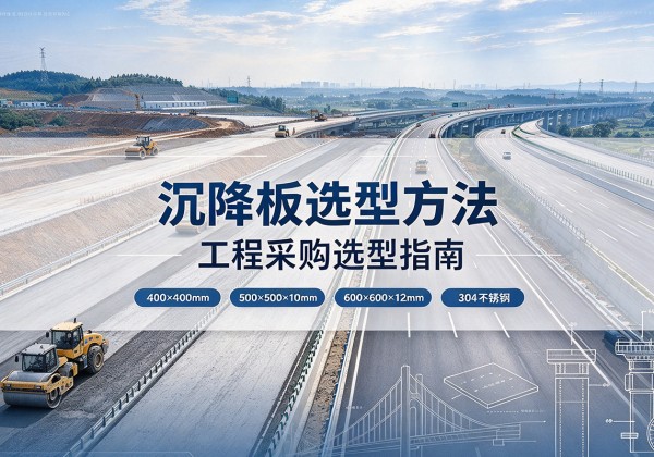 图们沉降板选择方法